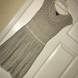 Short sleeve sweater dress
